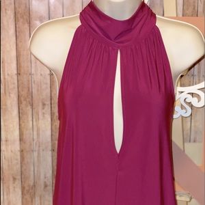 🔴SOLD!! Nasty Gal Halter Neck Tank Top Pink Size L